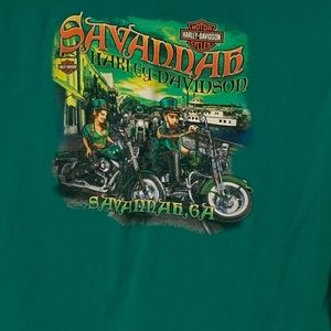 Ladies Harley Davidson st Patrick’s day shirt